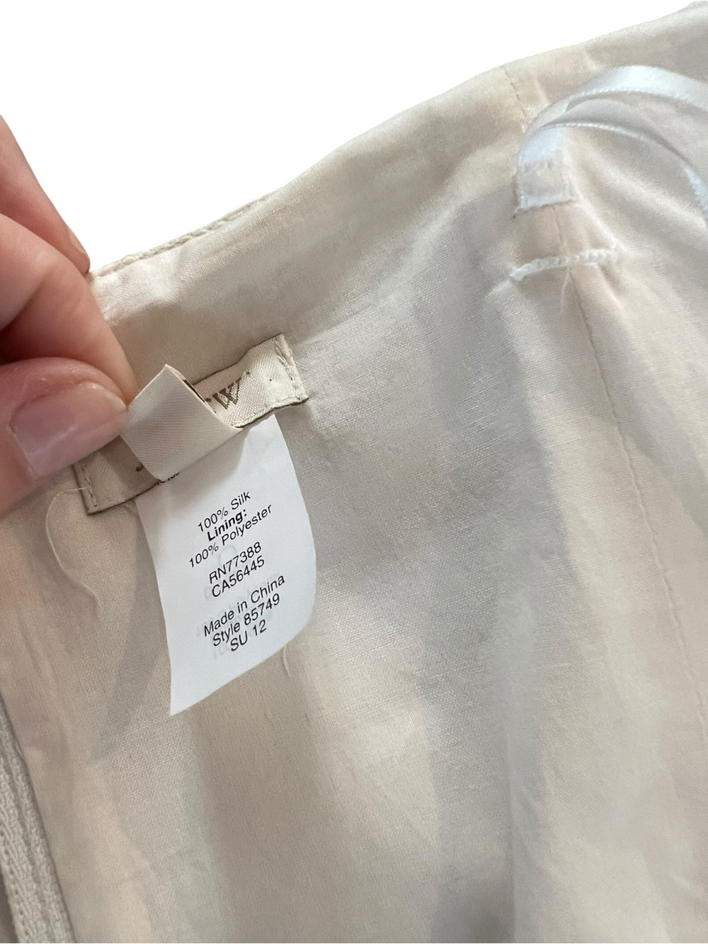 J. Crew Strapless Floral Print Cocktail Dress 100% Silk Women’s Size 4 - Picture 10 of 13